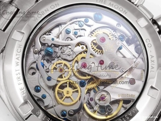 0304 Classic Speedmaster SS RMF Best Edition White Dial on SS Bracelet Lemania HW 7723